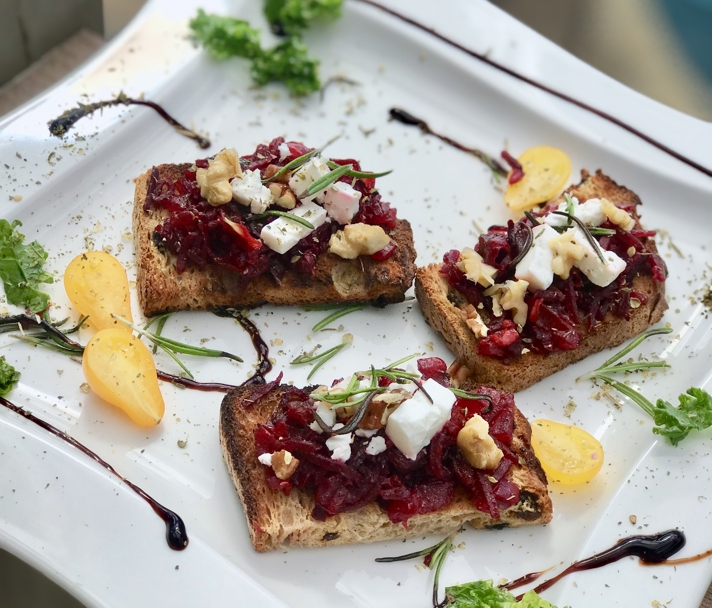 Beets with Feta Cheese